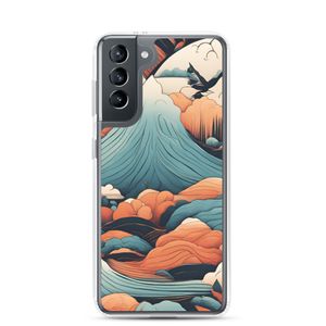 Samsung Clear Case - Minimalist Abstract Nature Landscape | Durable, Slim &amp; Scratch-Resistant