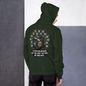 Sarcastic Crypto Mining Quote for Crypto Enthusiasts - Crypto Humor Unisex Heavy Blend Gildan Hoodie