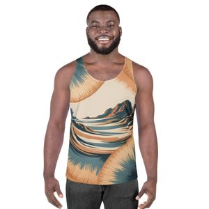 Vibrant Summer Wanderlust Landscape Tank Top