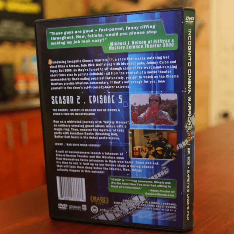 ICWXP #205 – Safety: In Danger Out Of Doors &amp; Linda’s Film / Bad Guys Wear #000000 (DVD &amp; Download)
