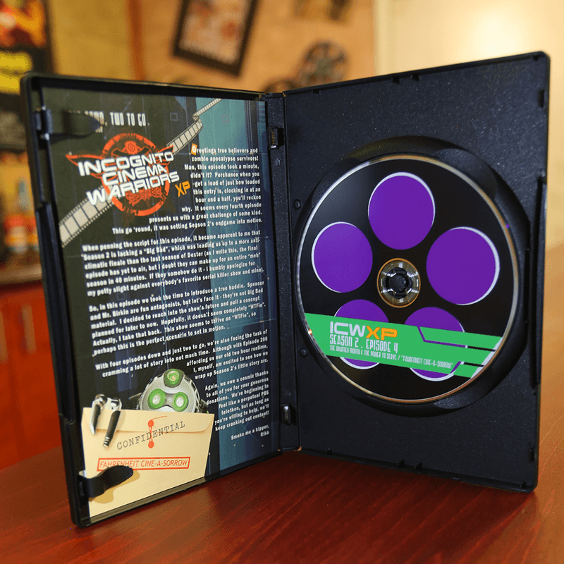 ICWXP #204 – The Haunted Mouth &amp; The Power To Serve / Fahrenheit Cine-A-Sorrow (DVD)