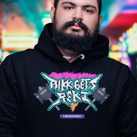 Rikk Gets Rekt Unisex Hoodie (Dark &amp; Light Colors)