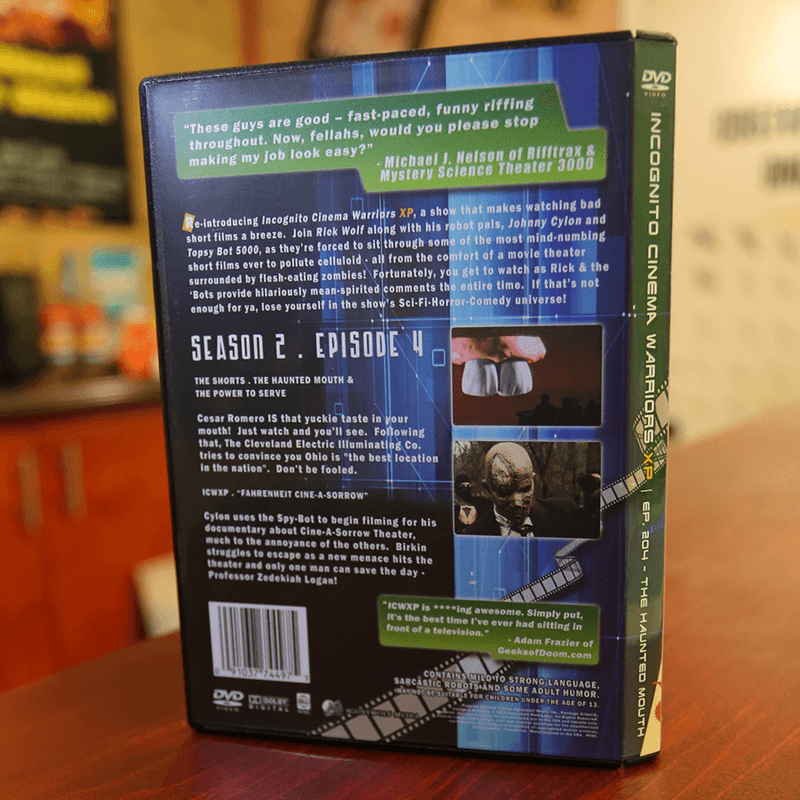 ICWXP #204 – The Haunted Mouth &amp; The Power To Serve / Fahrenheit Cine-A-Sorrow (DVD)