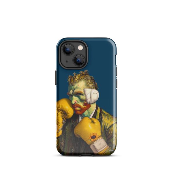 Coque iPhone protection complète Van Gogh boxing art L'oreille arrachée - Compatible tous modèles iPhone