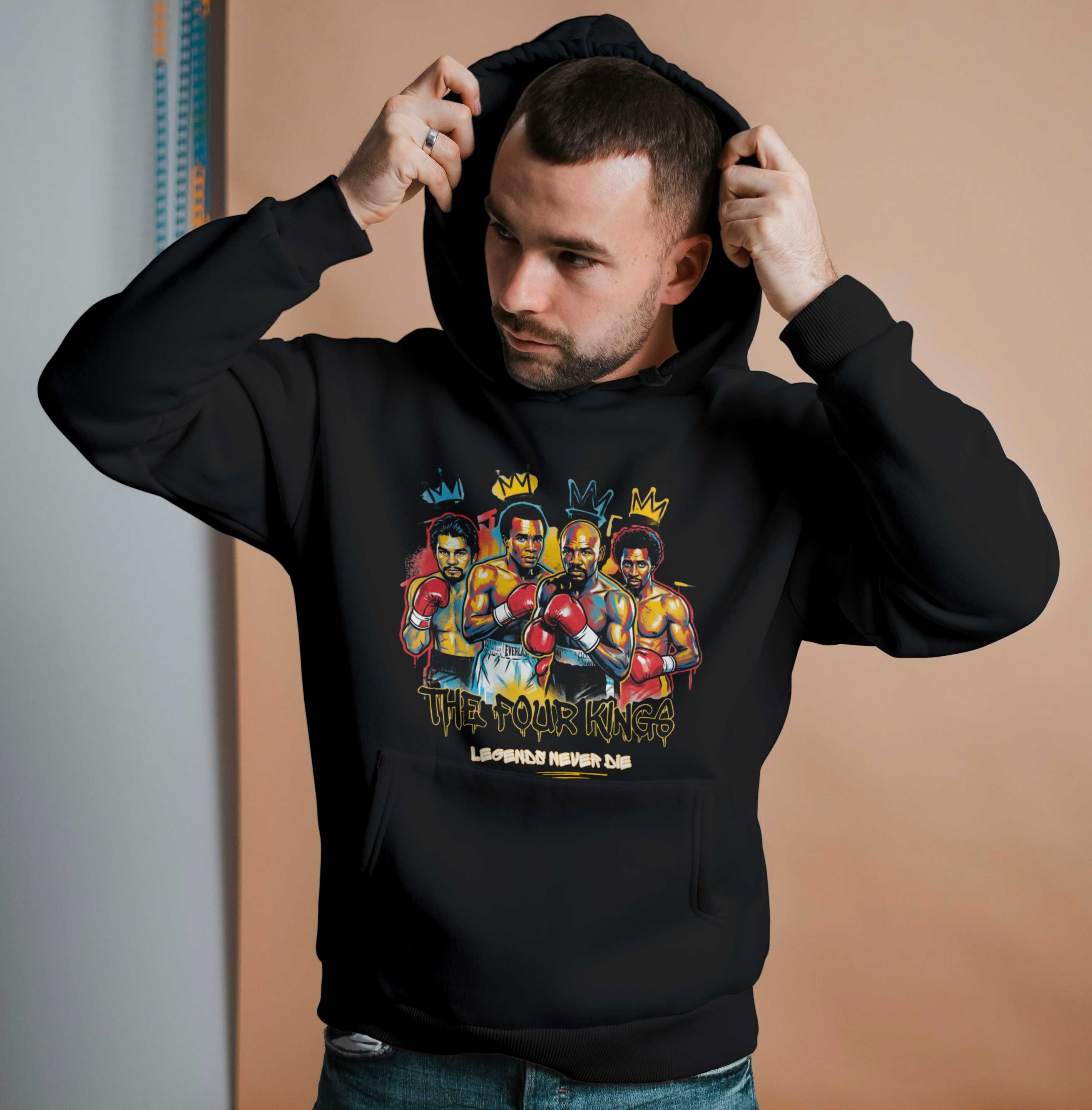 Sweatshirt The Four Kings - Boxing Art Shop