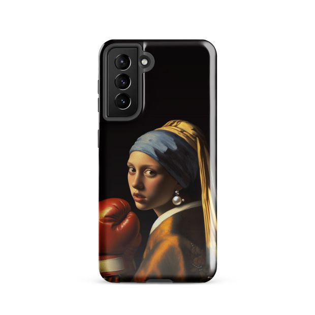 Coque de téléphone Samsung La jeune boxeuse à la perle