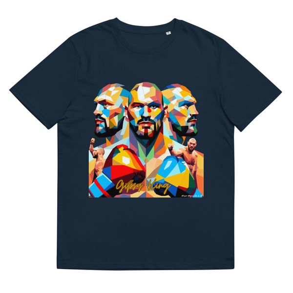 T-shirt bio Gipsy King avec design cubiste Tyson Fury