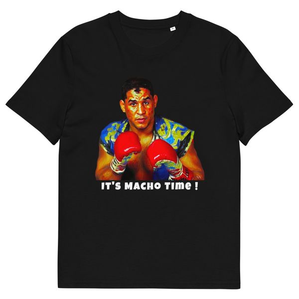 T-shirt bio It's Macho Time Hector Camacho design showman boxe Porto Rico
