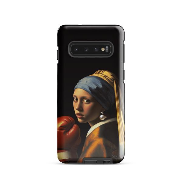 Coque Samsung résistante La jeune boxeuse à la perle