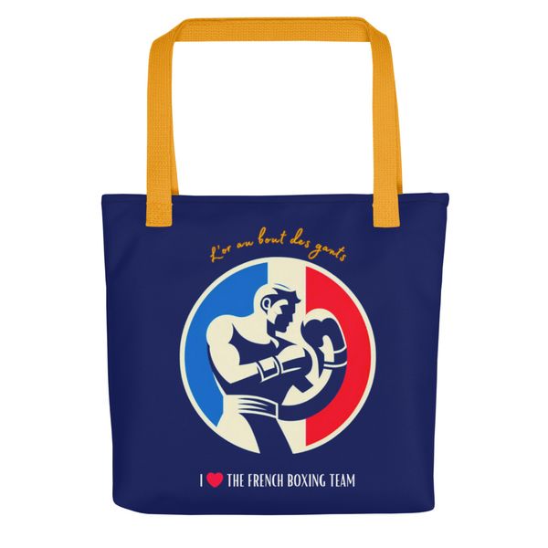 Sac tote tricolore I Love the French Boxing Team
