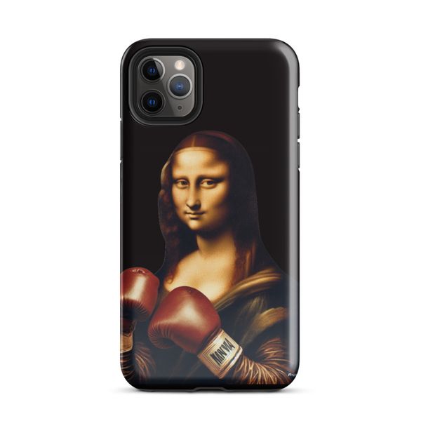 Coque iPhone Mona Fatal Smile Lisa - Protection boxe 22€