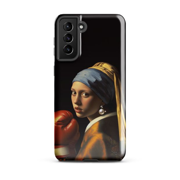 Coque de téléphone Samsung La jeune boxeuse à la perle