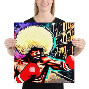 Poster Disco Boxer ( grand : 45,72 cm x 45,72 cm )