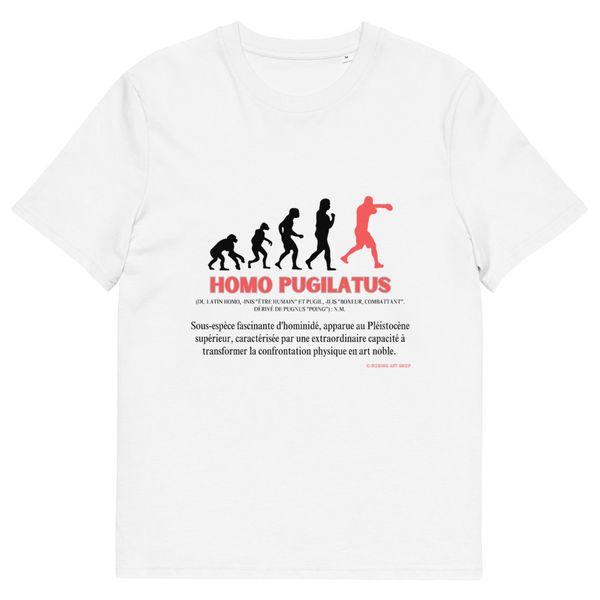 T-shirt Homo Pugilatus évolution boxe - Cadeau humour 35€