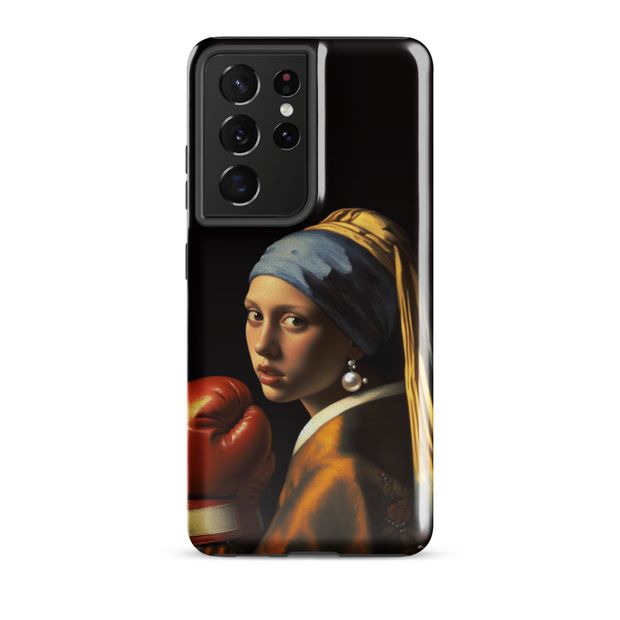 Coque de téléphone Samsung La jeune boxeuse à la perle