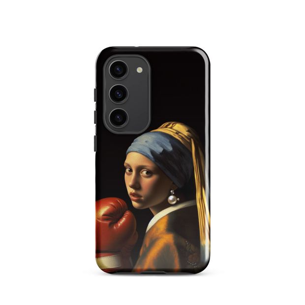 Coque de téléphone Samsung La jeune boxeuse à la perle