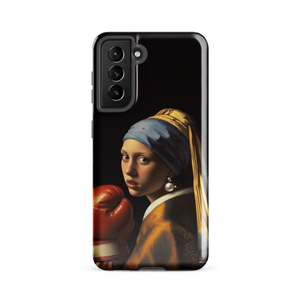 Coque de téléphone Samsung La jeune boxeuse à la perle
