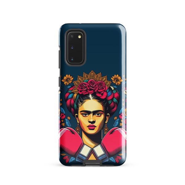 Coque Samsung résistante Frida K.O Kahlo guerrière combattante artiste