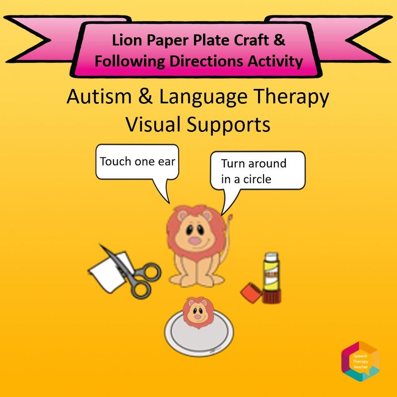 Lion Paper Plate Crafts