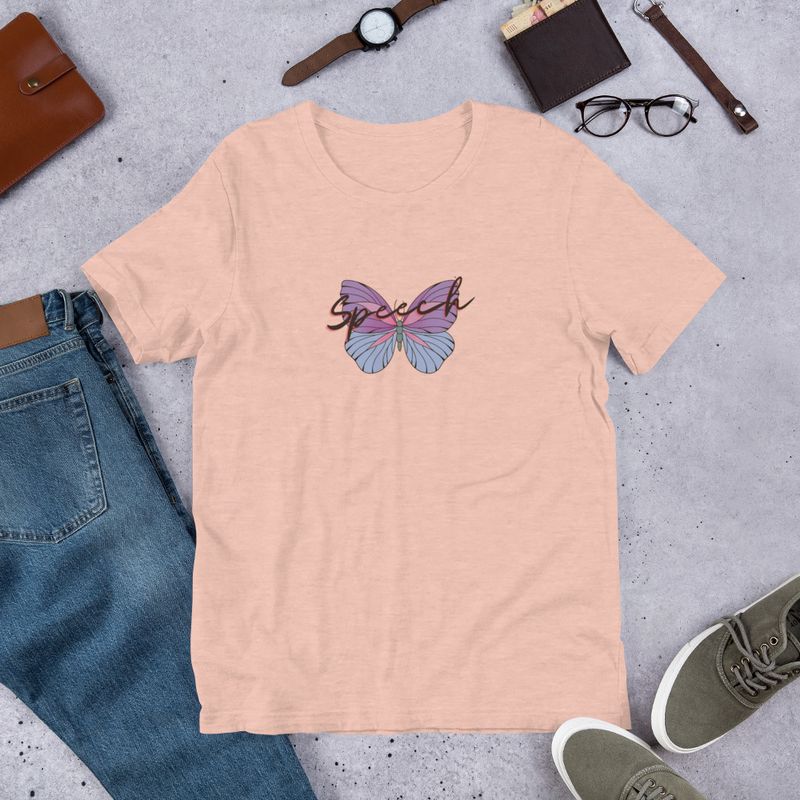 8 Pastel Speech Butterfly