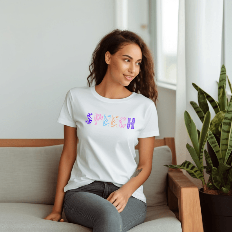 5 Colorful Fun Font Speech