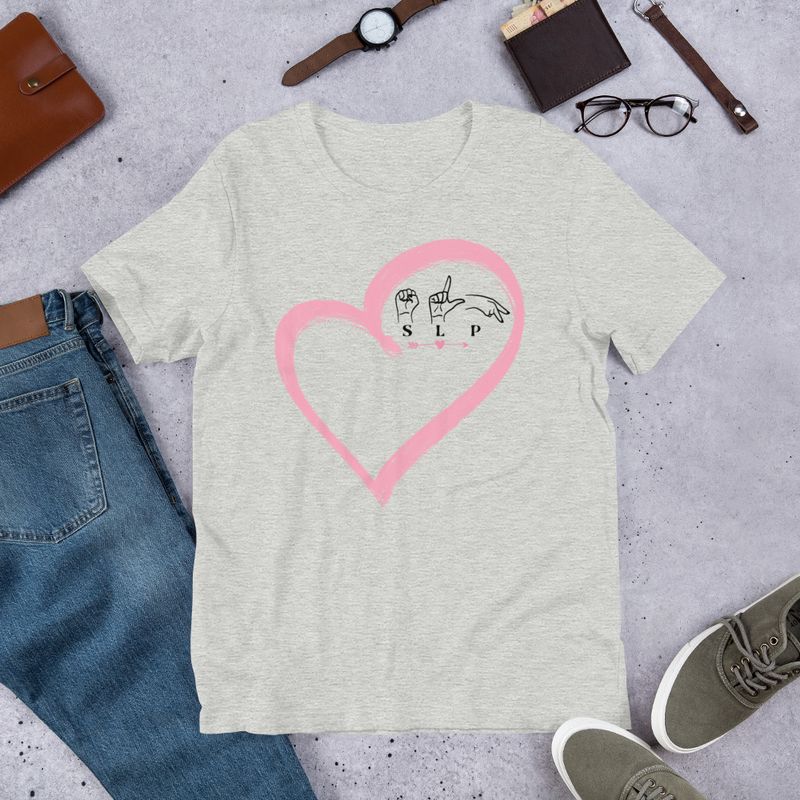 10 ASL Lt Pink Heart SLP