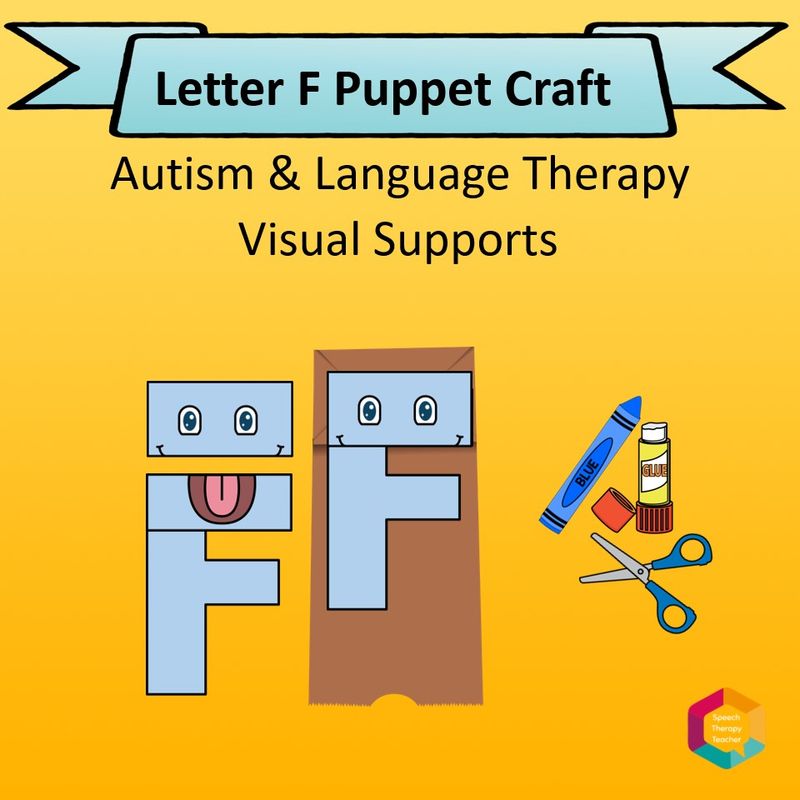Alphabet Puppet Craft Letter F