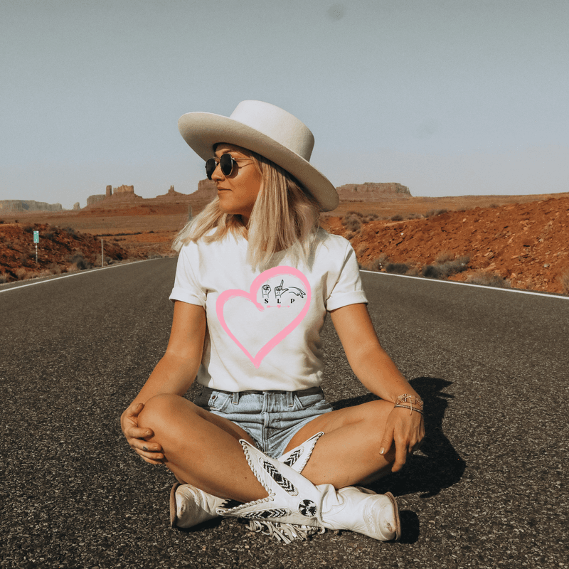 10 ASL Lt Pink Heart SLP