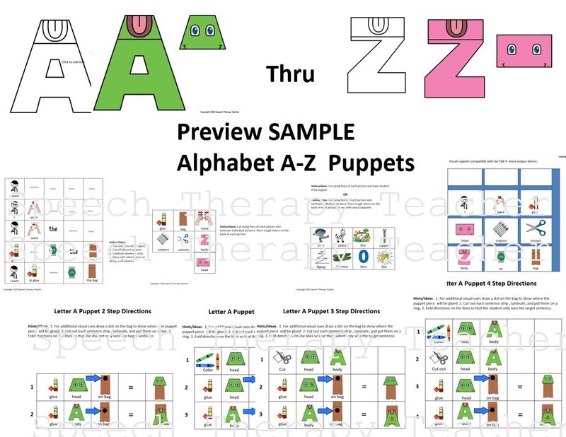 Alphabet Puppet Craft Letter J