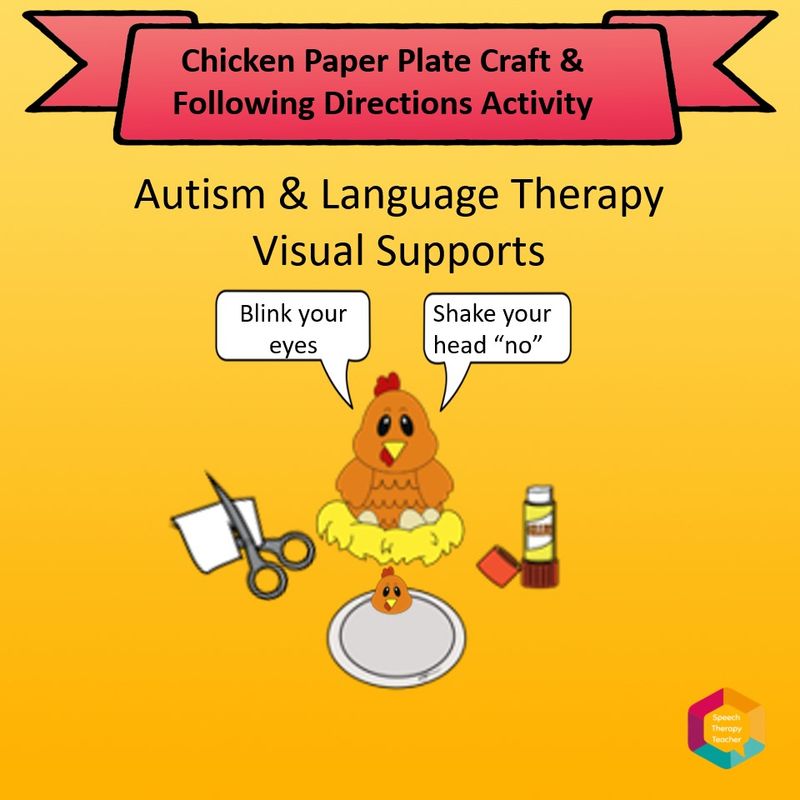 Hen Paper Plate Craft