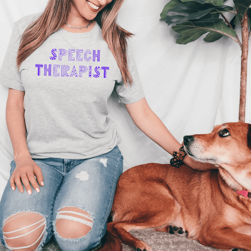 6 Purple Fun Font Speech Therapist