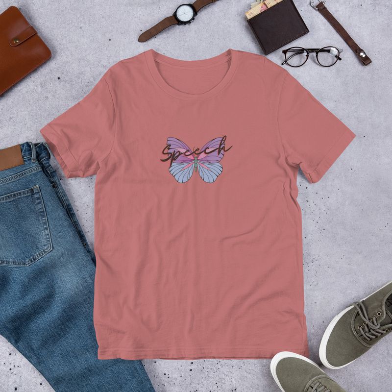 8 Pastel Speech Butterfly