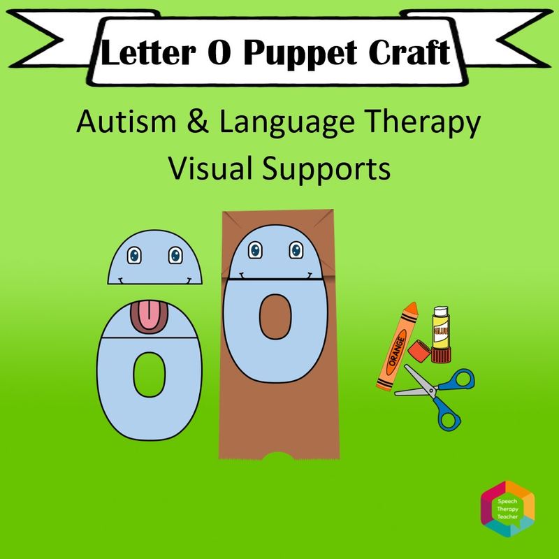 Alphabet Puppet Craft Letter O