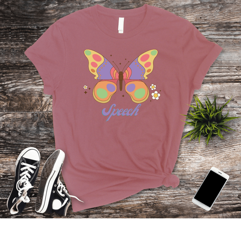 9 Retro Speech Butterfly