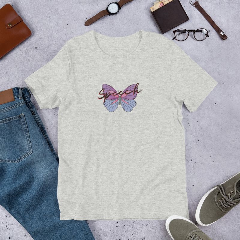 8 Pastel Speech Butterfly