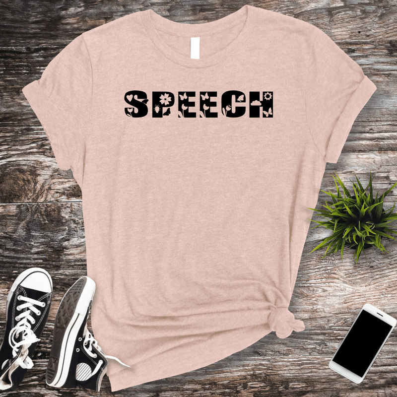 47 Flower &amp; Butterfly Font Speech