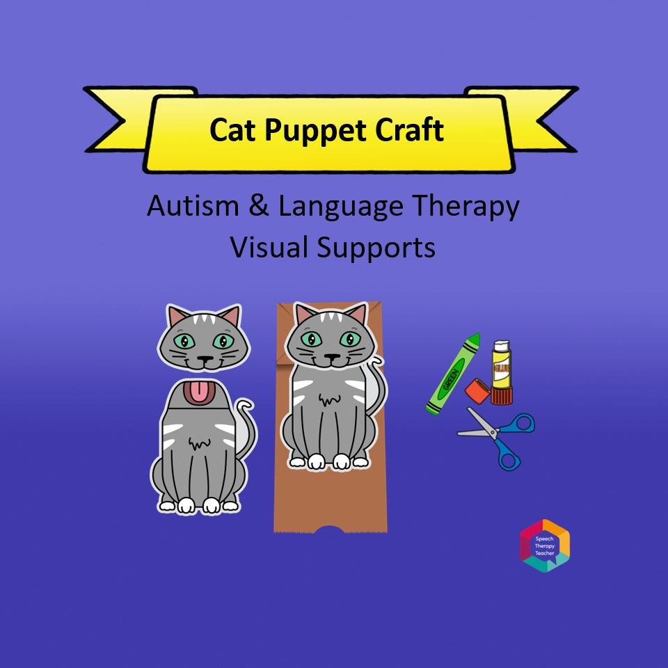 Cat Animal Puppet Craft
