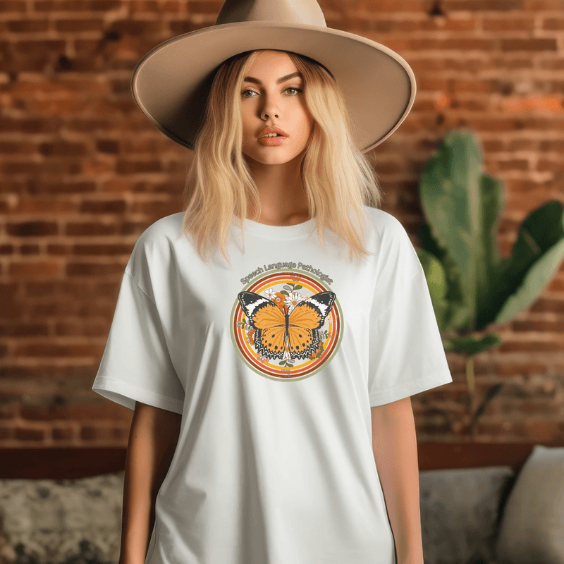 1 Circles With Monarch Butterfly