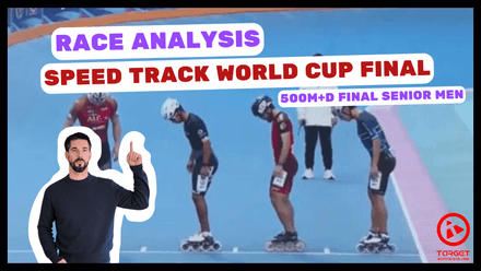Race analysis : 500m final Speed track Series senior men 2025