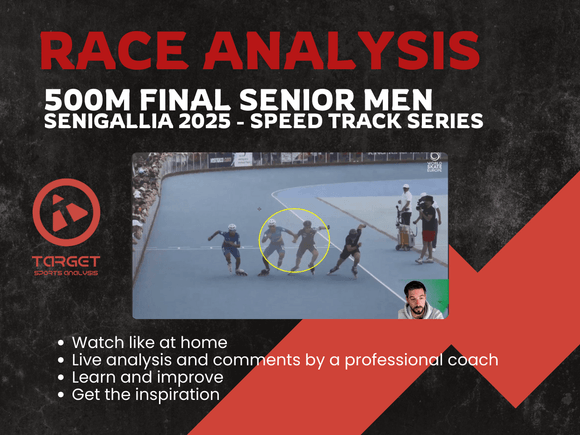 500m Final - Senior Men - Senigallia 2025 - Speed Track Series - ENG