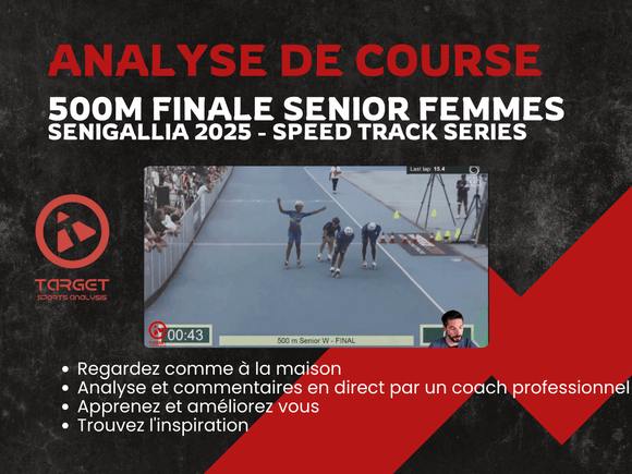 500m Finale - Senior Femmes - Senigallia 2025 - Speed Track Series - FR