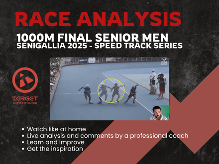 1000m - Senigallia - Senior Men - Speed Track Series - ENG