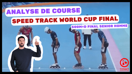 Analyse de course : 500m final Speed track Series senior men 2025