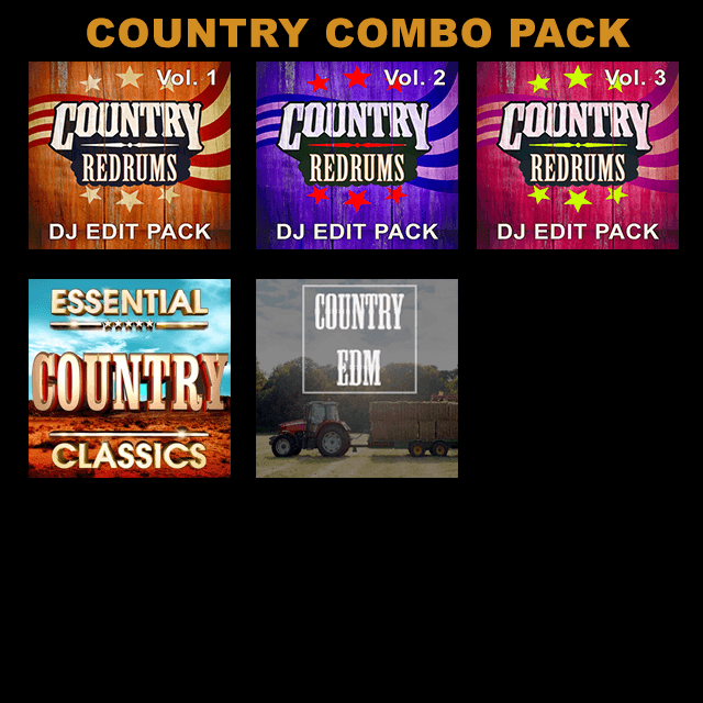 Country DJ Edit Combo Pack - Save $20