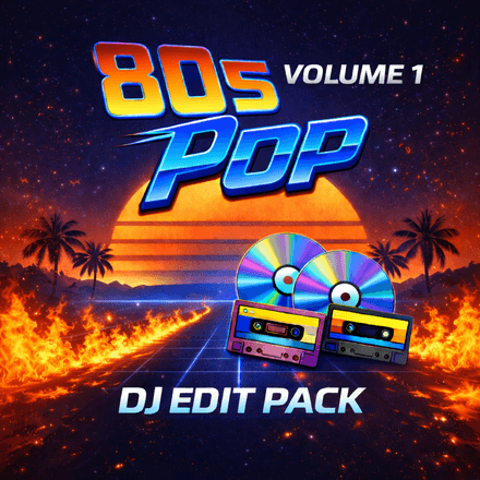 80s Pop Music - DJ Edit Pack - Vol 1 - Over 240 Tracks