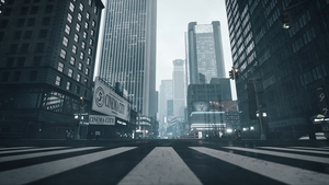 Empty streets during a pandemic. Empty streets during self-isolation