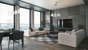 Modern living room interior