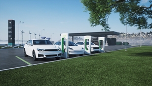 Electric charging station for cars