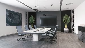 Interior of a modern office space