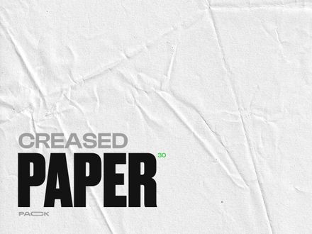 Creased Paper Textures | 4K Resolution, 1200 DPI